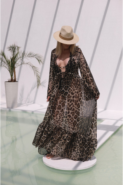 Туніка Leopard з італійського шифону