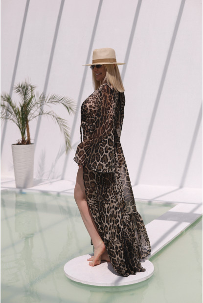 Туніка Leopard з італійського шифону